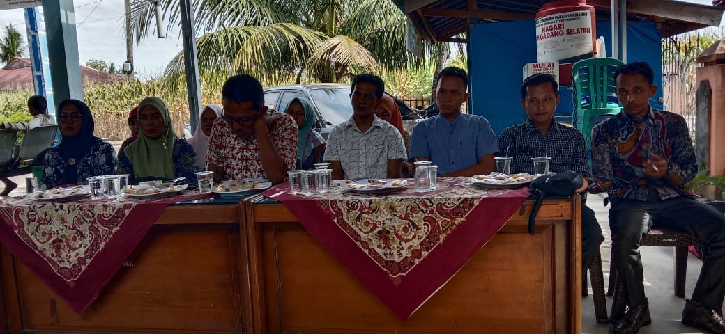 Rapat Koordinasi Kecamatan dengan nagari di  Nagari Toboh Gadang Selatan